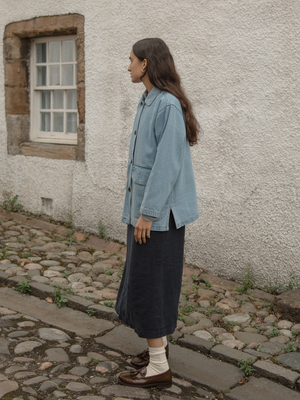 INGRID JACKET - MEDIUM BLUE