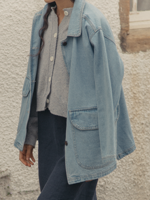INGRID JACKET - MEDIUM BLUE