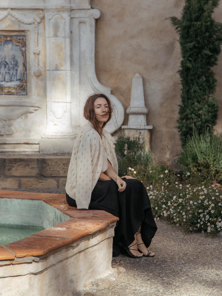 POINTELLE MABEL CARDIGAN