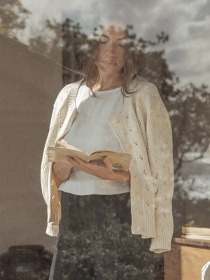 POINTELLE MABEL CARDIGAN