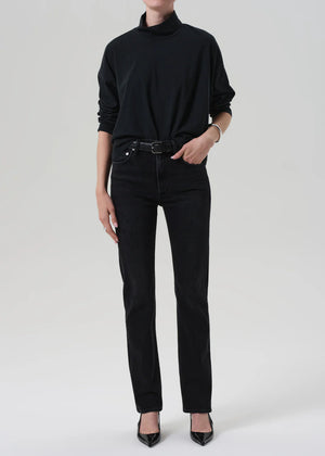 ZURIE STRAIGHT - WILLOW (BLACK)