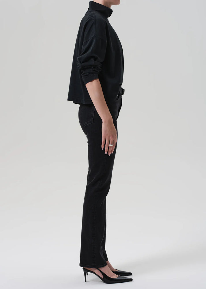 ZURIE STRAIGHT - WILLOW (BLACK)