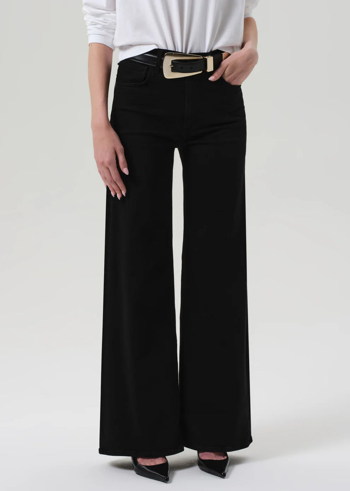 LYRA LONG WIDE LEG - PLUSH BLACK