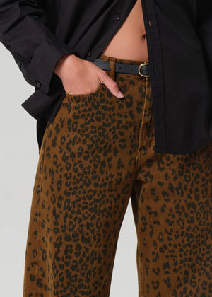 MIRO LONG RELAXED - SEPIA CHEETAH