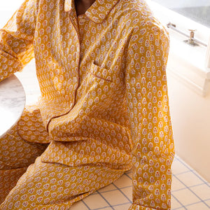 PAJAMA SET - OCHRE
