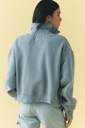 MIRELLE FUNNEL NECK - HEMATITE