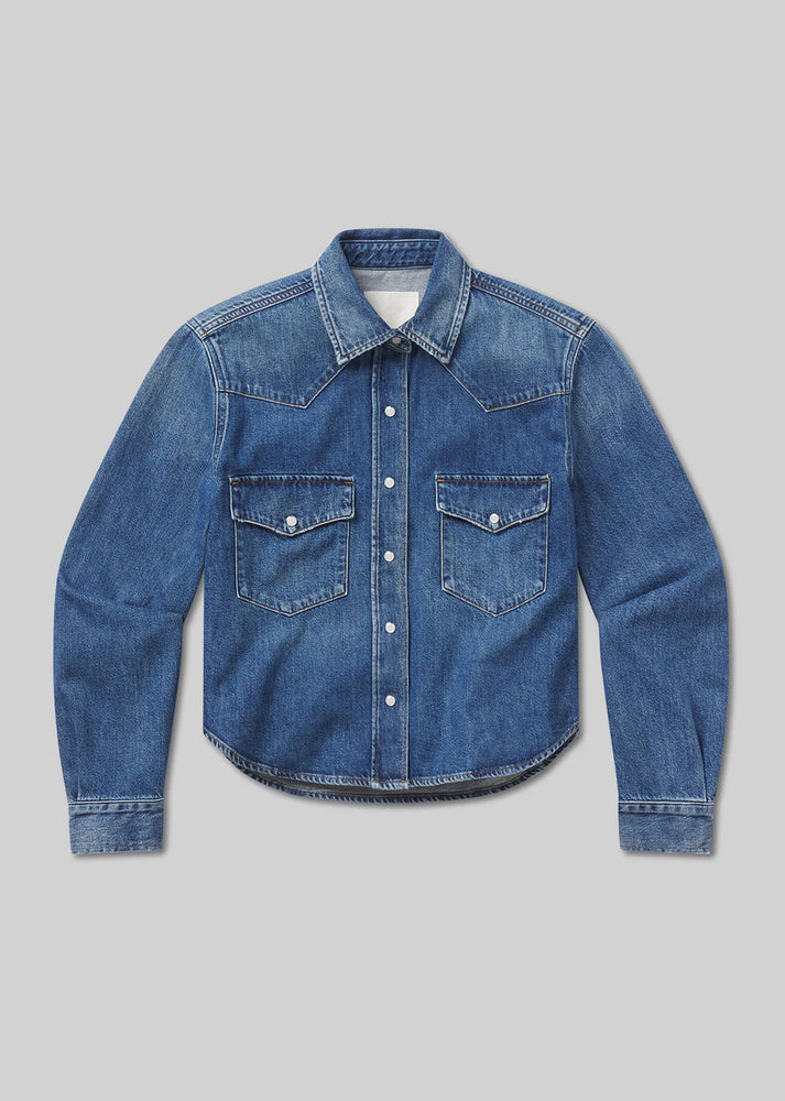 CROPPED WESTERN SHIRT - CHAYA