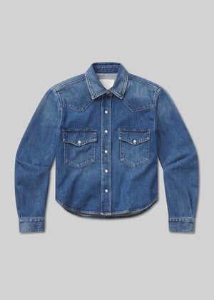 CROPPED WESTERN SHIRT - CHAYA