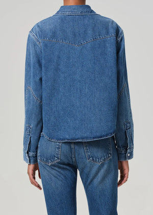 CROPPED WESTERN SHIRT - CHAYA