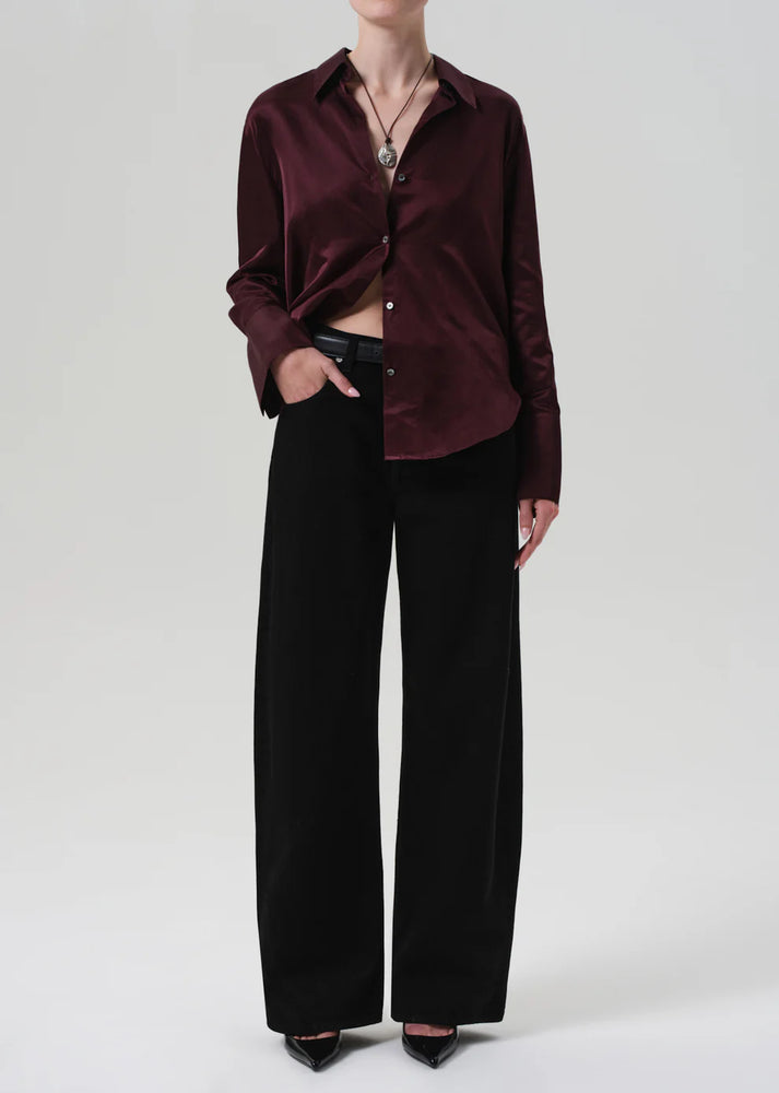 CAMILLA SHIRT - BURGANDY