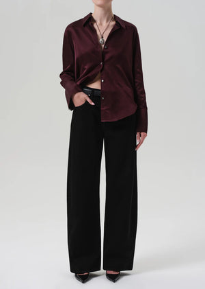 CAMILLA SHIRT - BURGANDY