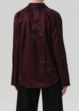 CAMILLA SHIRT - BURGANDY