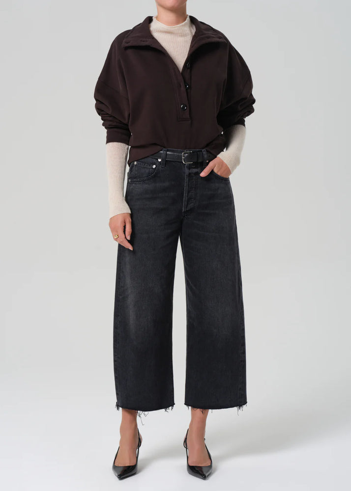 MIRELLE FUNNEL NECK - CHOCOLATE