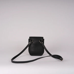 HALF ORBED TAB BAG - BLACK