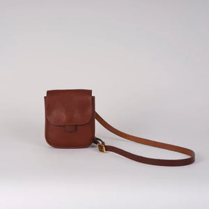 HALF ORBED TAB BAG - CHESNUT