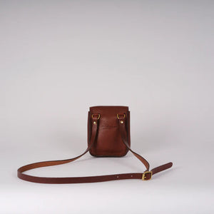 HALF ORBED TAB BAG - CHESNUT