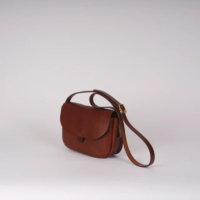 MIDI ORBED TAB BAG - CHESNUT