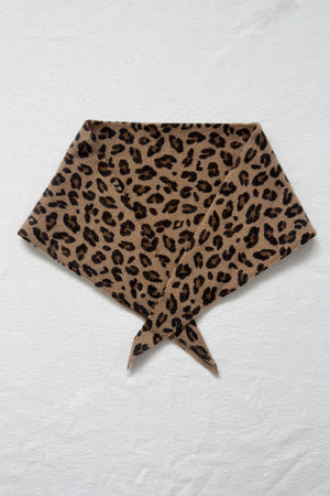 CASHMERE BANDANA - LEOPARD