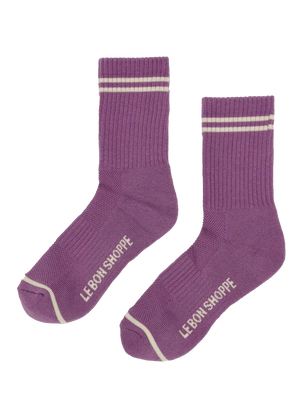 BOYFRIEND SOCKS - GRAPE