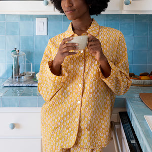 PAJAMA SET - OCHRE