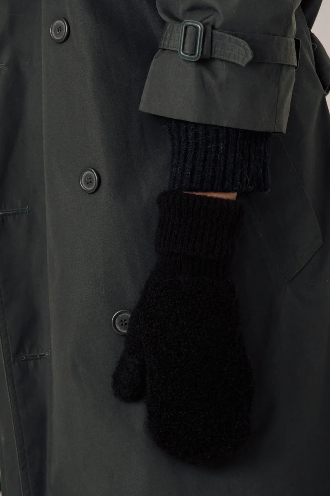 ALPACA BOUCLE MITTENS