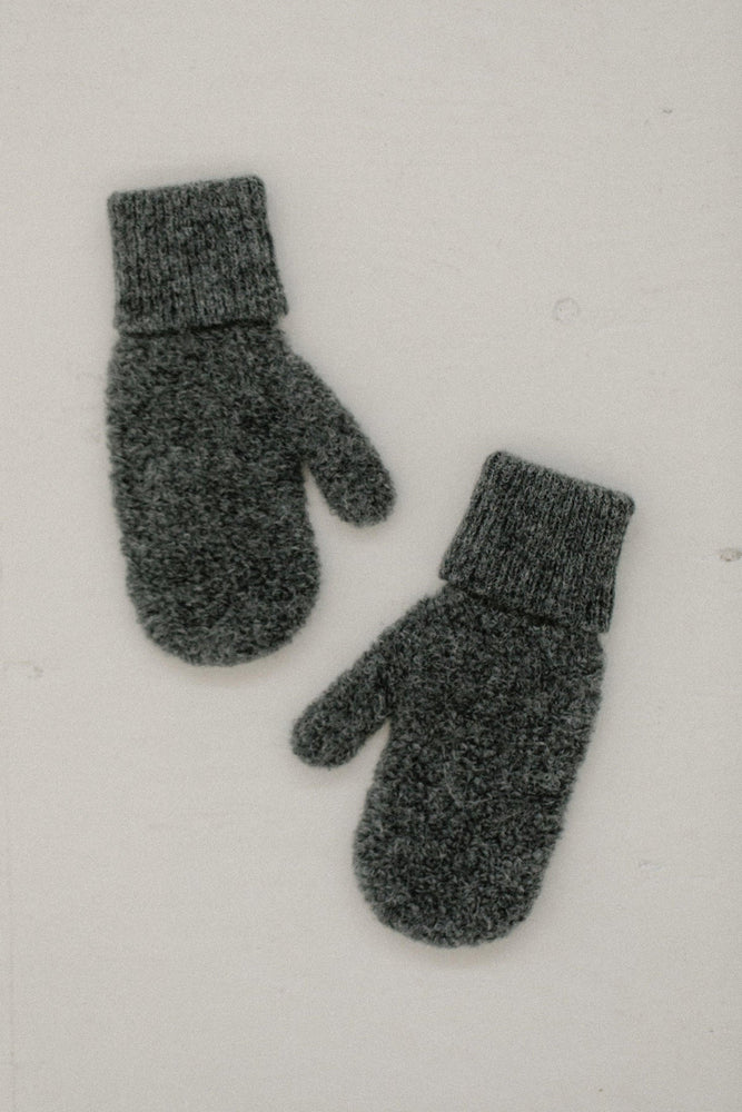 ALPACA BOUCLE MITTENS