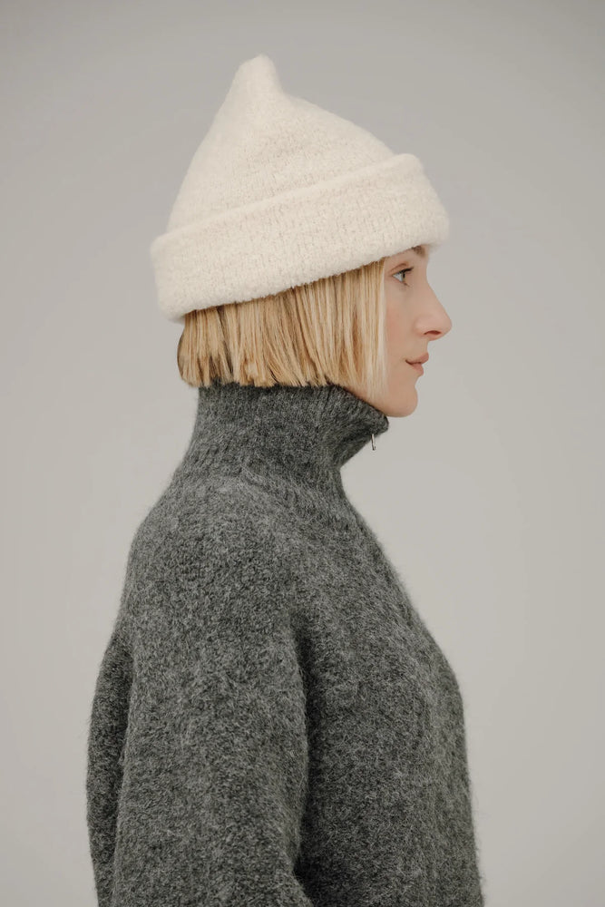 REMI BEANIE - IVORY