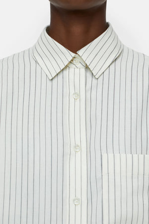 BOYFRIEND SHIRT WITH PINSTRIPES