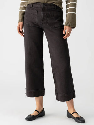 THE MARINE DENIM PANT IN OBSIDIAN