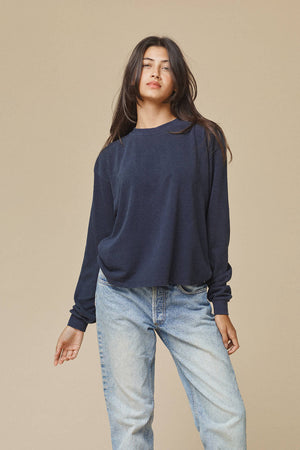 Cropped Long Sleeve Tee