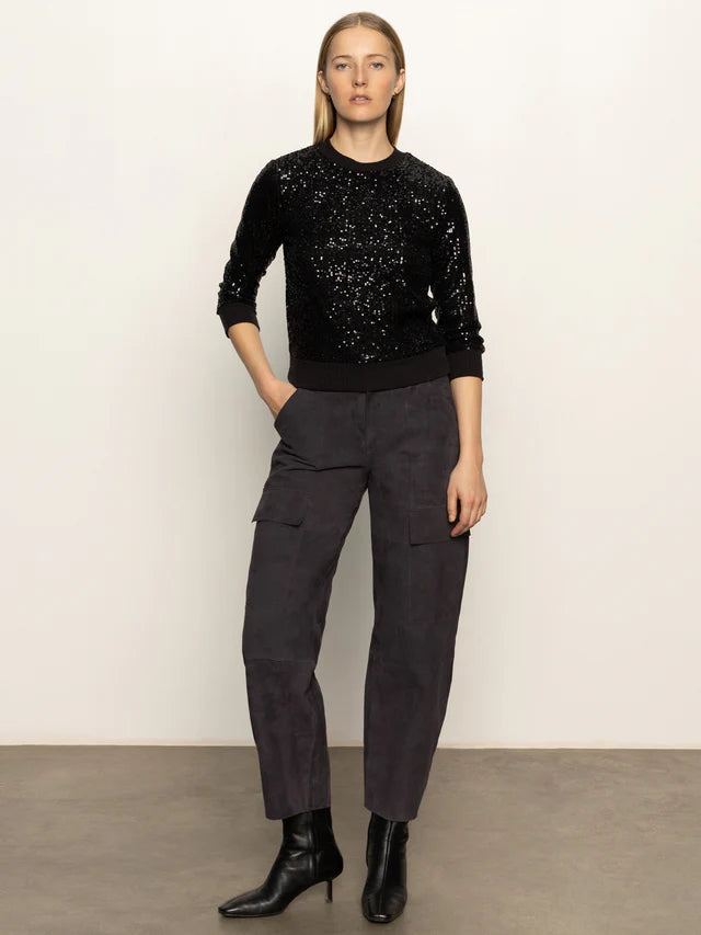 RELAXED SPARKLE POPOVER - BLACK