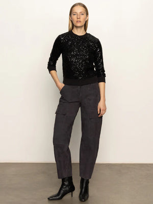 RELAXED SPARKLE POPOVER - BLACK