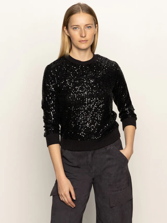 RELAXED SPARKLE POPOVER - BLACK
