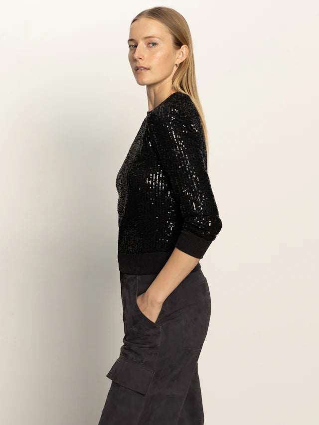 RELAXED SPARKLE POPOVER - BLACK