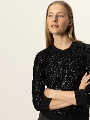 RELAXED SPARKLE POPOVER - BLACK