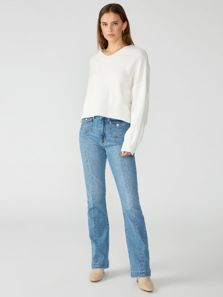 EASY BREEZY V NECK PULLOVER