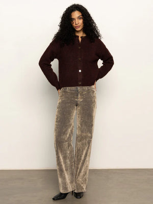 BOUCLE CARDI - DARK CRIMSON