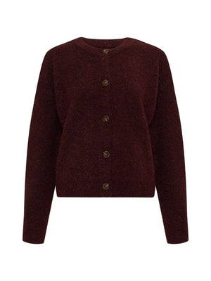 BOUCLE CARDI - DARK CRIMSON