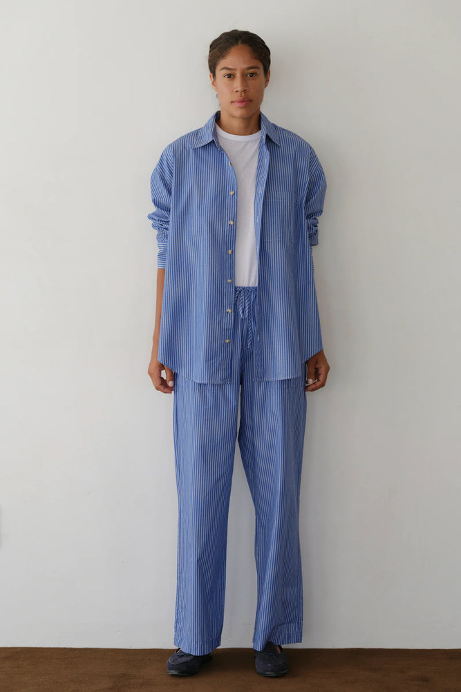 THE POPLIN SHIRT - AZURE
