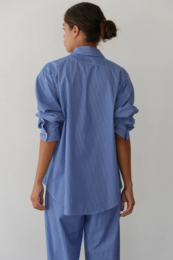 THE POPLIN SHIRT - AZURE