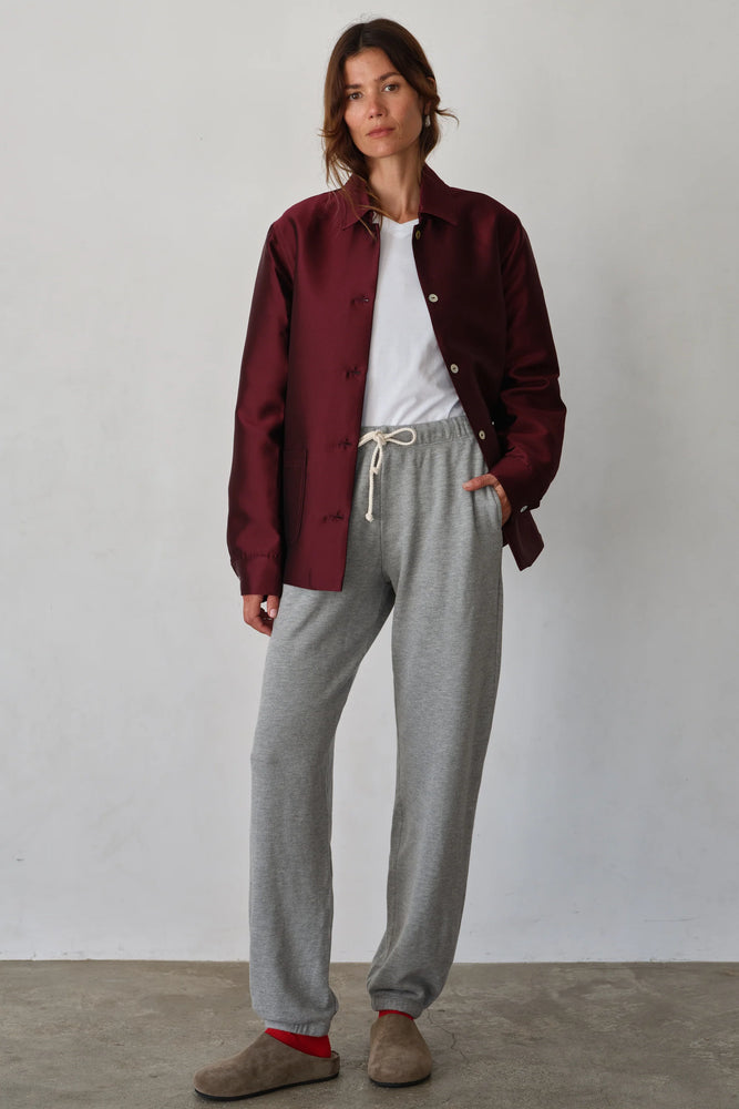 ECO-TERRY SWEATPANTS - HEATHER GREY