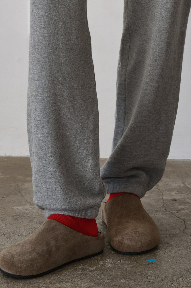 ECO-TERRY SWEATPANTS - HEATHER GREY