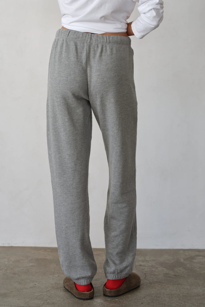 ECO-TERRY SWEATPANTS - HEATHER GREY