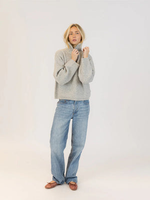 EVA 1/4 ZIP MOCKNECK PULLOVER