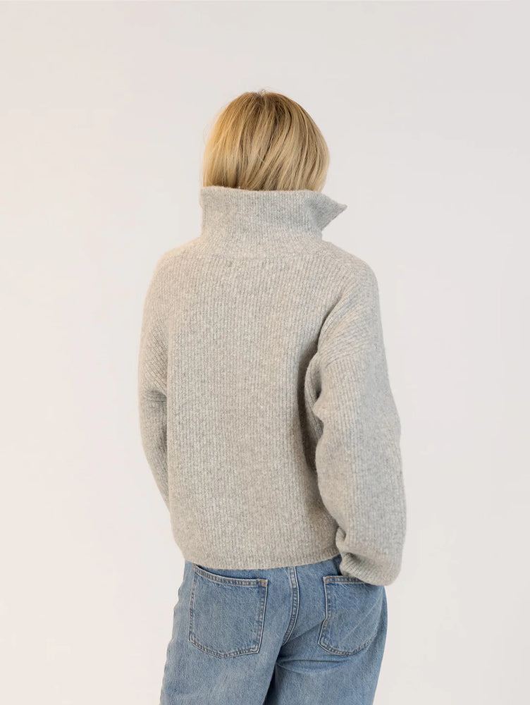 EVA 1/4 ZIP MOCKNECK PULLOVER
