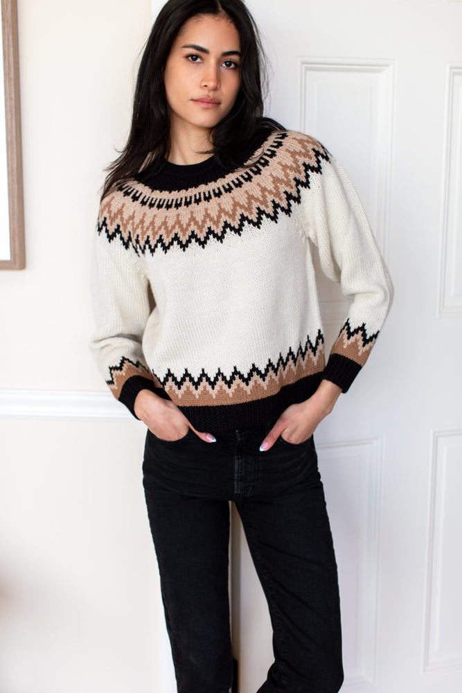 
            
                Load image into Gallery viewer, FAIR ISLE CREWNECK
            
        