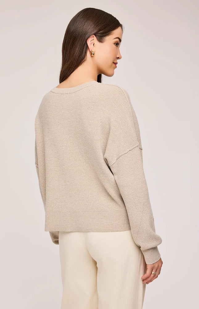 ECHO SWEATER - HEATHER SAND