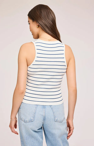 SIERRA TANK - NAUTICAL STRIPE