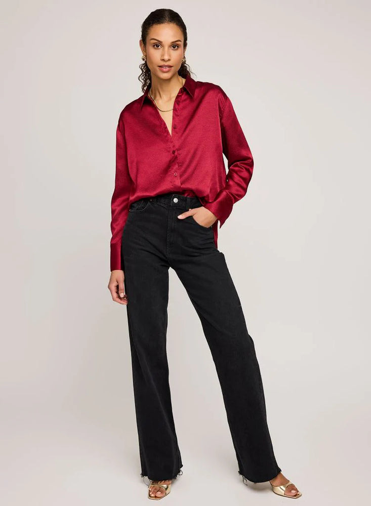 SIMONE BLOUSE - CRIMSON