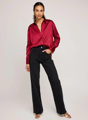 SIMONE BLOUSE - CRIMSON